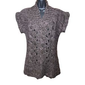 Knitted V-neck Sweater